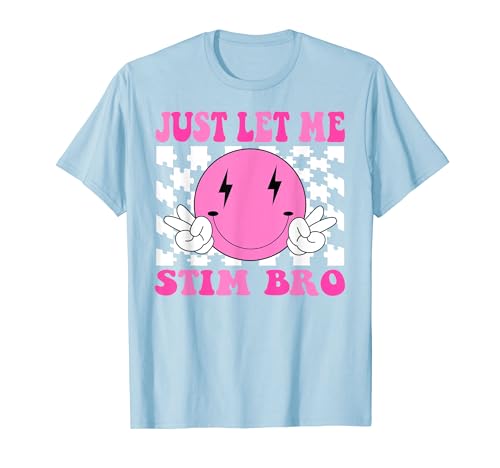 Just Let Me Stim Bro Kids, divertido mes de concientización sobre el autismo para niños Camiseta