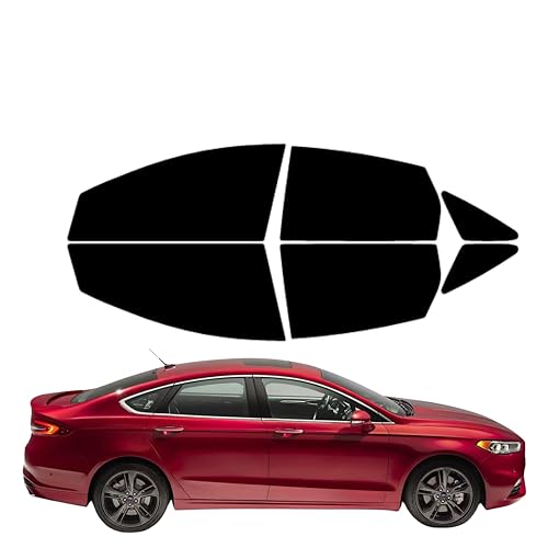 Nano Carbon Window Tint Professionally Cut for Ford Focus 4 Door Sedan 2012-2018 All Side Windows Blocks 99% UV Rays, Professional Grade Carbon Film 6 pcs Set (20% All)