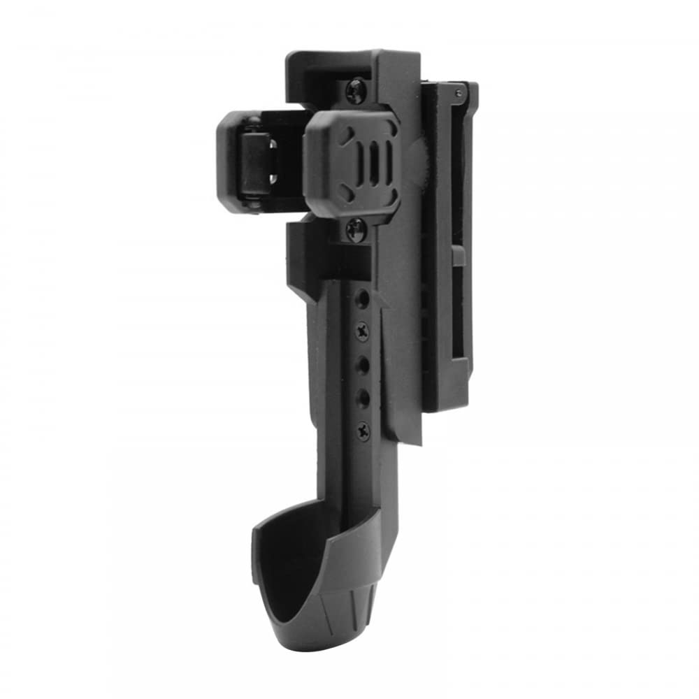 MiOYOOW SchlagstockHolster 360 Grad Gürtel Taschenlampenhalter Teleskop Schlagstockhalter für 0,98 "~ 1,14" Schlagstock