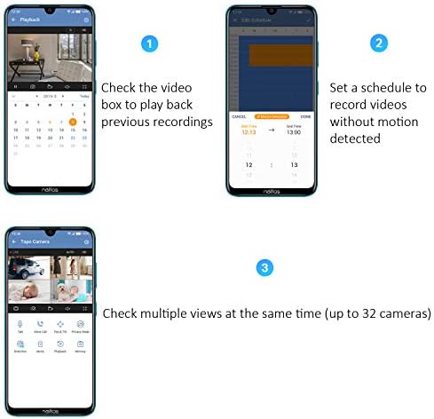 TP-Link Tapo Mini Smart Security Camera, Indoor CCTV, Works with Alexa&Google Home, No Hub Required, 1080p, 2-Way Audio, Night Vision, SD Storage, Device Sharing (TC60) [Amazon Exclusive]