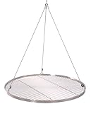 NEU: Die Seilaufhängung kann individuell nochmal nachjustiert werden, so hängt Ihr Grillrost immer horizontal.