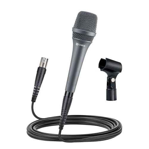 Amazon.co.jp: CAROL AC-900 XLR 有線ボーカルマイク スーパー