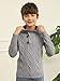 Kingdenergy Kids Sweaters Boys Turtleneck Button Up Cable Knit Winter Warm Long Sleeve Pullover Sweater Tops Grey