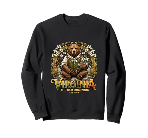 Virginia Heritage Bear Nature Classic Scenic Sweatshirt