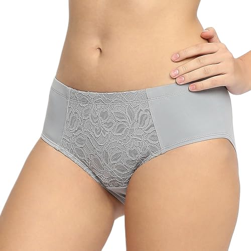 Image of SOIE Women's High Waist Full Coverage Lace Brief