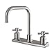 Kingston Brass FB2148DX Concord 8" Centerset Kitchen Faucet, Brushed Nickel