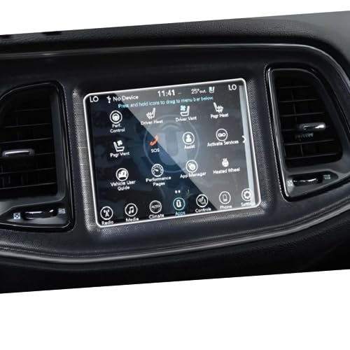 Navigation GPS Fluide avec le Film de Protection Écran LCD Antirayures pour Dodge Challenger