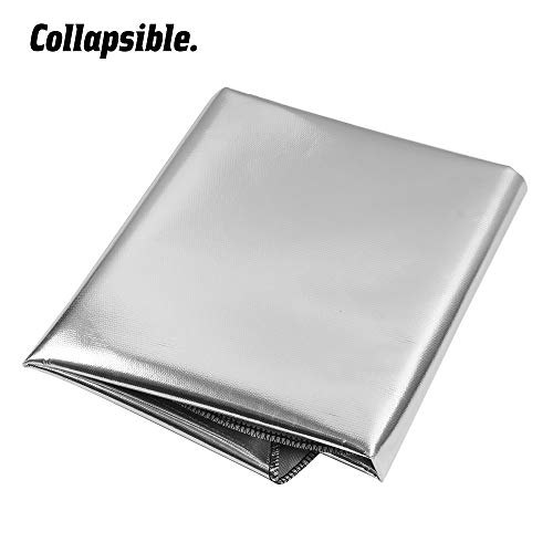 Zxmt Fireproof Mat 36 Inch, Fire Pit Mat For Deck, Heat Resistant Firepit Mat Round, Fiberglass Aluminum Foil Fire Pit Pad For Outdoor Wood Burning, Charcoal Grill, Chiminea, Patio, Grass, Lawn #TOP4