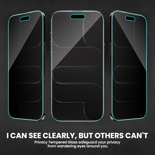 Image of ArmourPro Matte Privacy Tempered Glass for iPhone Air - Anti Spy Anti Glare Screen Protector, 9H Scratch Resistant, Smooth Touch, Full Coverage
