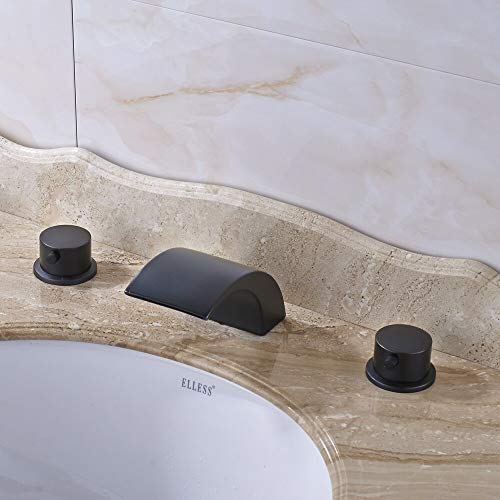 vintage faucet and accessories - Vessel Waterfall Spout Dual Handles Bathroom Sink Faucet Mixer Tap Oil Rubbed Bronze For 8