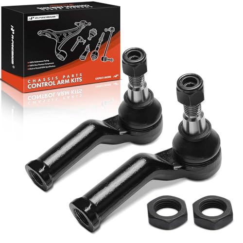 A-Premium 2-Pack Front Outer Tie Rod End, Compatible with Vo