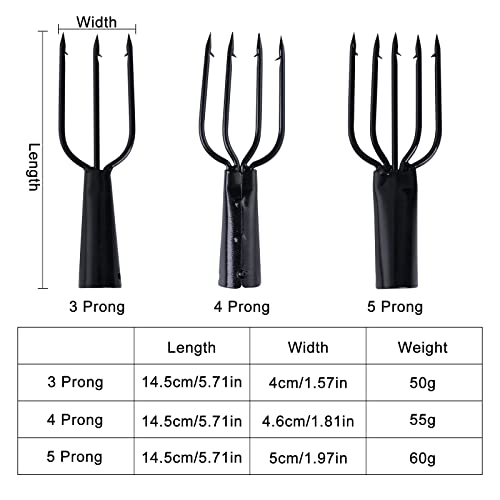 image for Goture Fish Spear Frog Spear Barbed Stainless Steel Tine Fishing Harpo