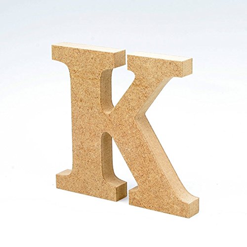 LA LLUNA ALWAYS CREATING Lettera K in Legno