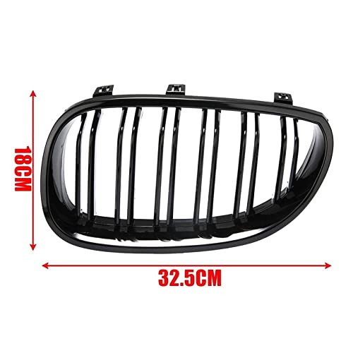 Parrilla delantera de alta calidad para Serie 5 E60 y E61 (2003-2010), ajuste preciso y duradero 3