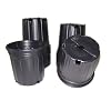 100 NEW Plastic Nursery 2 Gallon Trade POT ~ Actual Volume: 1.593 Gallons