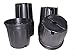 100 NEW Plastic Nursery 1 Gallon Trade POT ~ Holds 0.66 Gal (Original Version)