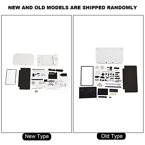 Coque de remplacement 3DS XL kit plastique complet blanc pour réparation