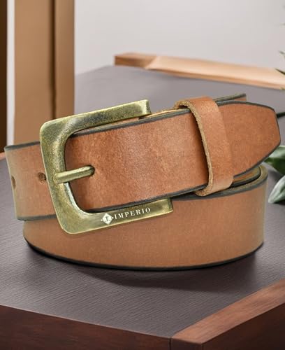 Buy AJANTA Genuine Leather Brown Belt for Men at Amazon.in