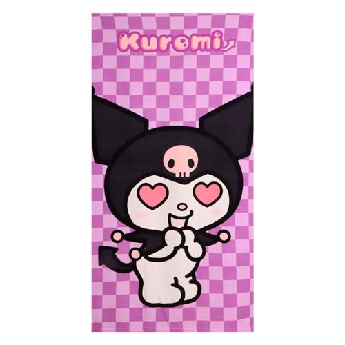 Toalla Hello Kitty 70 x 140 cm Niño y Niña   Toalla Infantil Kuromi Suave y Absorbente para Playa, Pisicna y Natación, Toalla Infantil Verano 2 10 Años