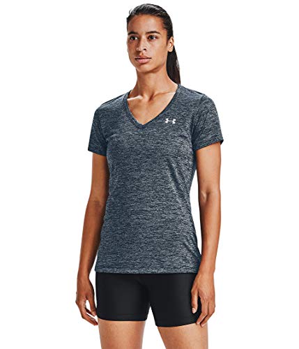 Image of Under Armour Womens Tech V-Neck Twist Short-Sleeve T-Shirt