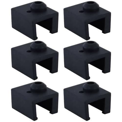 Gurtt 3D Printer Accessories Hotend 6PCS Heater Silicone Sock, high Temperature 300°C for Ender 3 S1 Pro CR10 Smart Pro