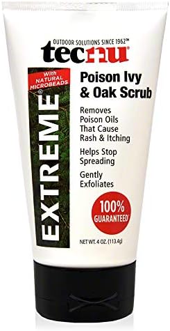 Tecnu Extreme Poison Ivy and Oak Scrub, Removes Poisonous Plant Oils That Cause Rash and Itching, 4 Ounces