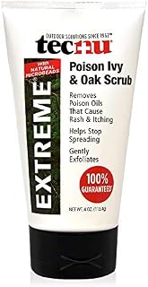 Tecnu Extreme Poison Ivy and Oak Scrub, Removes Poisonous Plant Oils That Cause