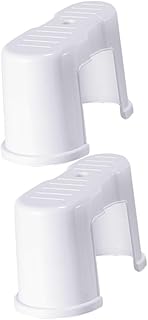 STOBAZA 2pcs Poop Steps Kitchen Shower Anti Aid Elders Leg Mini Bedroom Stepping Rustic Posture Minimalist Stool Slip Loft White Kid for Training and Squatting Kids Women Men Bathroom