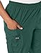 Cherokee Women's Workwear Scrubs Pull-On Cargo Pant, Hunter, Medium