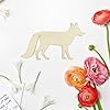 30 Pack 4 Inch Wood Fox Cutouts Unfinished Wooden Fox Hanging Ornaments DIY Animal Fox Craft Gift Tags for Home Party Decoration Craft Project #4