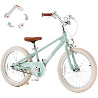 RoyalBaby EZ 18 Inch Convertible Balance to Pedal Kids Bike (Ages 5-9 Years, Green)