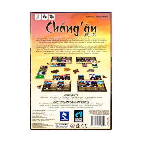 Chang'an juego de cartas estratégico miniatura 2