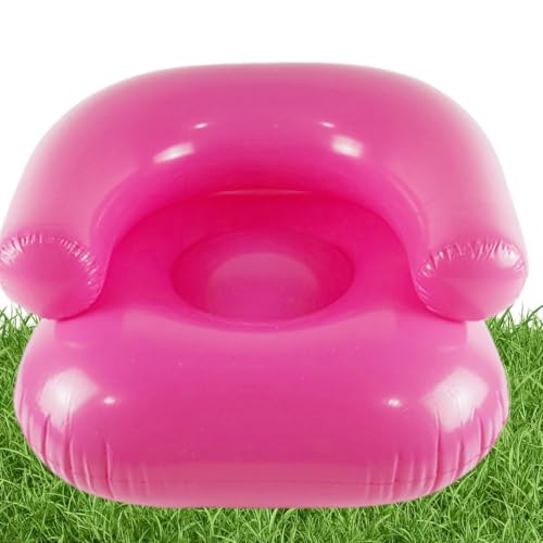 Sunlitpqrny Silla inflable para niños, sofá portátil impermeable de PVC grueso, sillas inflables, para playa, camping, fiesta, piscina, natación interior y exterior