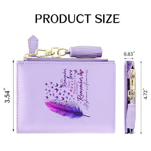 Customized Women's Wallets with Motivational Words, Holiday Gift, Birthday Gift for Parent, Graduation Commemorative Gift for Her Him 1117h2