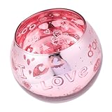 Portacandele in vetro per tealight: adozione di materiale in vetro, il nostro prodotto può offrirti un uso prolungato, portacandele per san