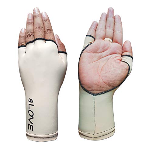 Palmless Sleeve Sports gLOVE for Men and Women UPF 50+ 98% UV Block Tennis, Golf, Fishing and Any Outdoor Sports. Open Palm for Maximum gripping and Flexibility. Cooling Sun Protection for Hands.