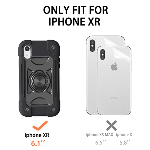 Coque iPhone XR antichoc aimantée MARKILL avec support béquille - 7