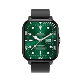 Aohoo P8 Smartwatch, Fitness Tracker Watch HD Touchscreen Smartwatch mit Schrittzähler/Schlaf/Herzfrequenz-Monitor/Sport Fitness-Tracker für Android/iOS (Schwarz, P8/Ao-711)