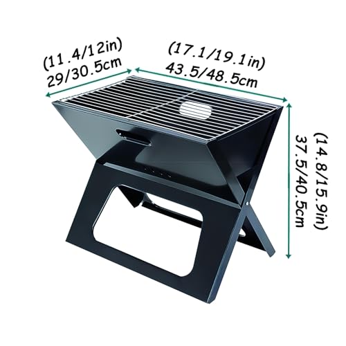 Parrilla portátil Chal – Solut de cocina plegable para camping y barbacoas en el patio trasero – Ligero y fácil de usar, perfecto para aventuras al aire libre