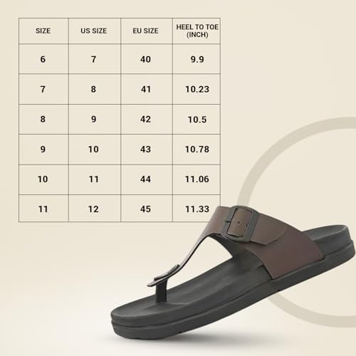 Image of STANPHORD Men's Vintara Thong Stylish & Fashionable Boys | Lightweight Comfortable Durable Slip on Adjustable Strap Sandal Slipper for Man | Everyday Comfort Chappal