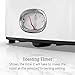 Russell Hobbs TR9150WTR Retro Style 2-Slice Toaster, White