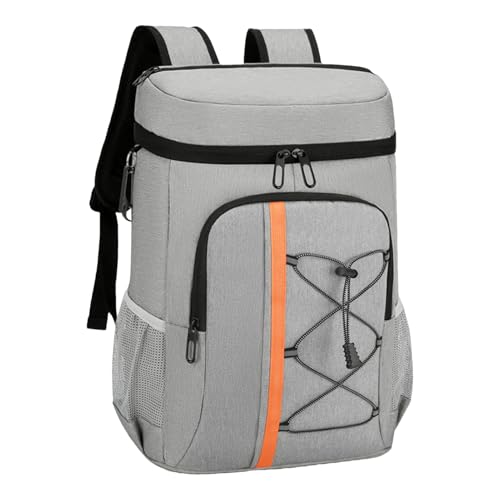 Mochila aislada fresca - Mochila térmica con aislamiento suave, bolsa más fresca con mochila ligera | Mochila de pecho que pesca Este campamento de comida campestre