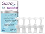 Sodyal 24H - Lubrificante, idratante, rinfrescante. Gocce oculari monodose con Acido ialuronico, senza conservanti - 15 flaconcini da 0,5ml