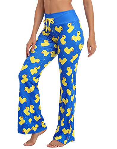 HDE Womens Pajama Pants Wide Leg Sleepwear Casual Loose Lounge Pant PJ Bottoms2