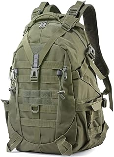 Long Keeper 35L Tactical Backpack - Military Army Backpack Water Resistant, Hiking Camping Cycling Travel Backpack Outdoor Molle Rucksack for Men Women