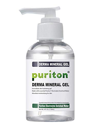 Puriton Derma Gel, Facial Moisturizer, Infused with Skin Probiotic and Mineral Collagen for Skin Repair (4 oz)