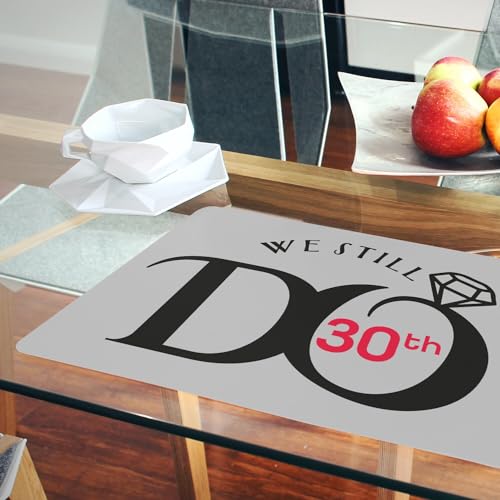 Sets de table antidérapants en liège gris pour protéger votre bois - 6