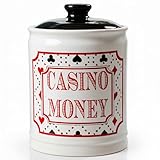 Cottage Creek Jars | Casino Money Piggy Bank, Ceramic Slot Machine Coin Bank | Gifts for Women, Men, Dad, Friends | Gambling Gift Ideas for Poker Players and Casino Lovers