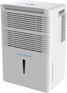Keystone 22-Pint Dehumidifier with Electronic Controls in White, 30