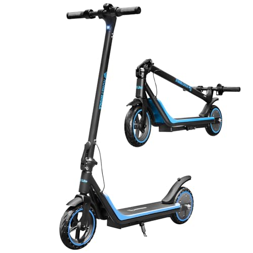 HONEYWHALE M1 Lite Patinete Elétrico Adulto, 500W Scooter Eletrica, Até 25 km/h, Autonomia 16 km, Suporta 120 kg, Dobrável, Bluetooth/App, Pneus Sólidos 8,5” (Azul)